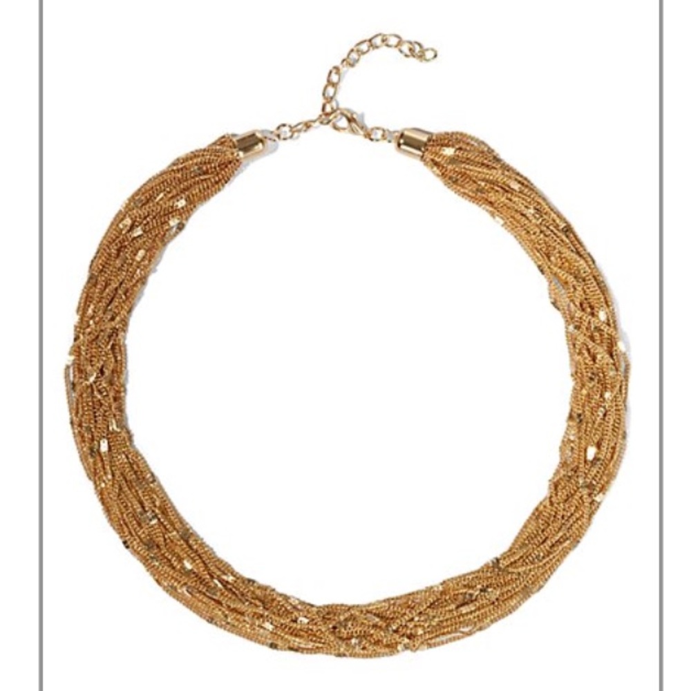 CHAIN-LINK TORSADE NECKLACE New York and Company